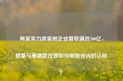 两家实力派家居企业营收逼近100亿，傲基与豪德数控是如何刷新业内的认知？