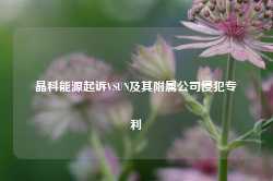 晶科能源起诉VSUN及其附属公司侵犯专利